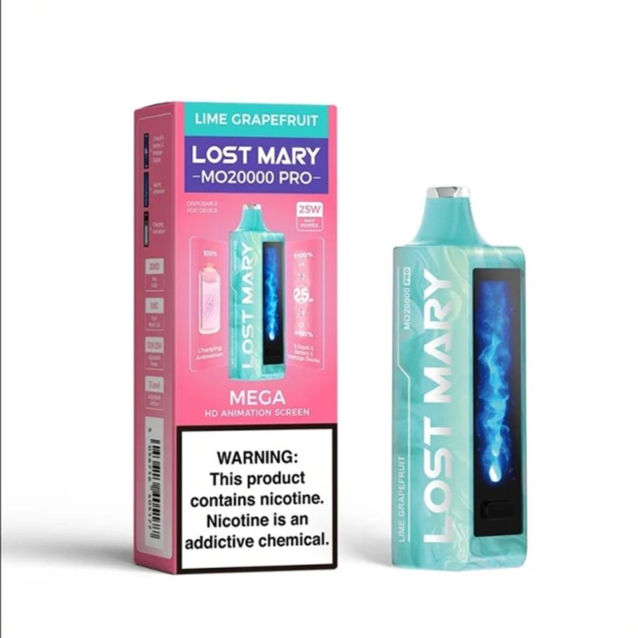 VAP LOST MARY MO20000 20K MEGA LIME GRAPEFRUIT